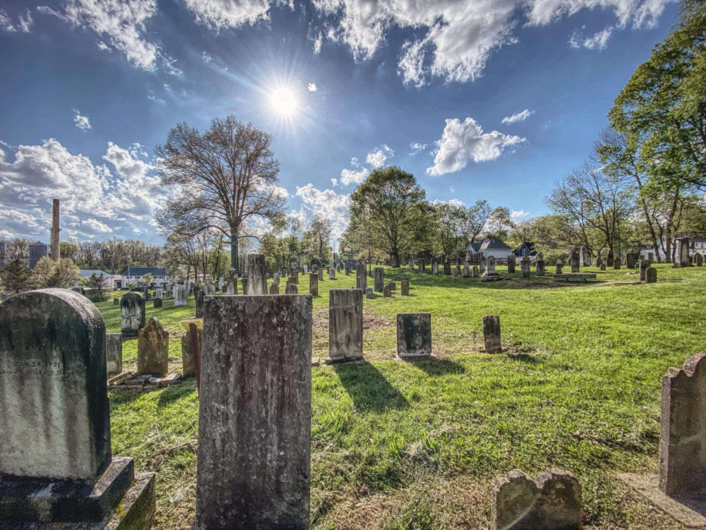Pioneer Cemetery headstones