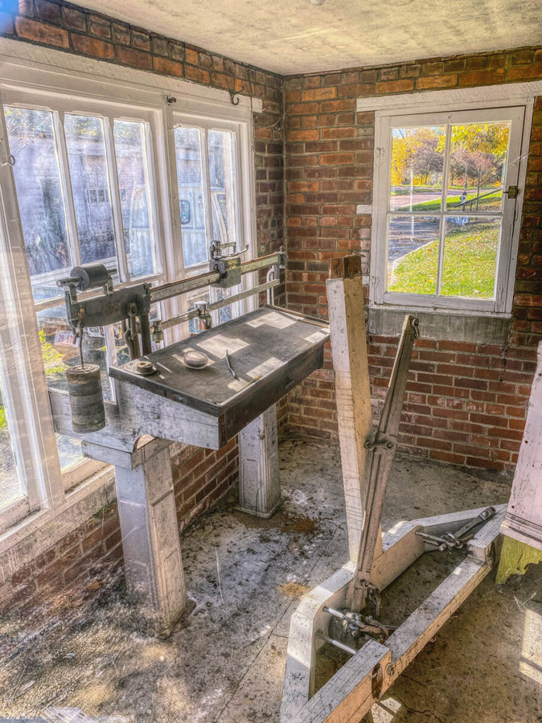 Drafting Table in an old room at the Ridges